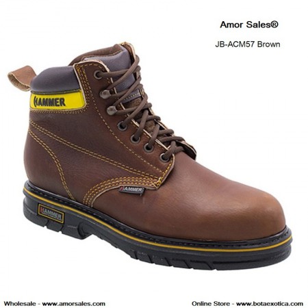 JB-ACM57 Brown - Botas de Trabajo - Mayoreo :: Amor Sales®
